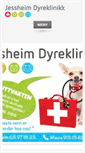 Mobile Screenshot of jessheimdyreklinikk.no